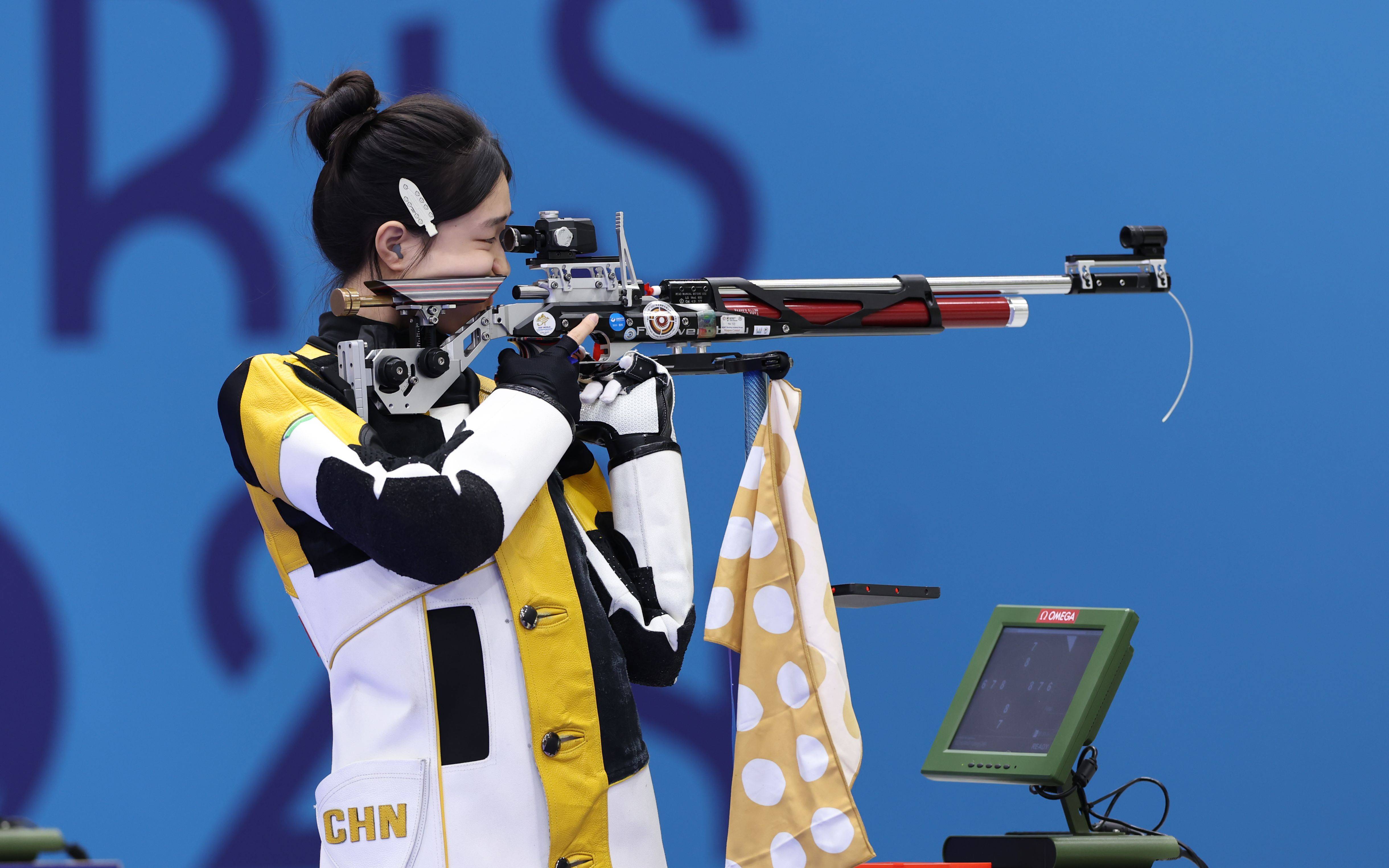 黎巴嫩选手瞄准射击亚军